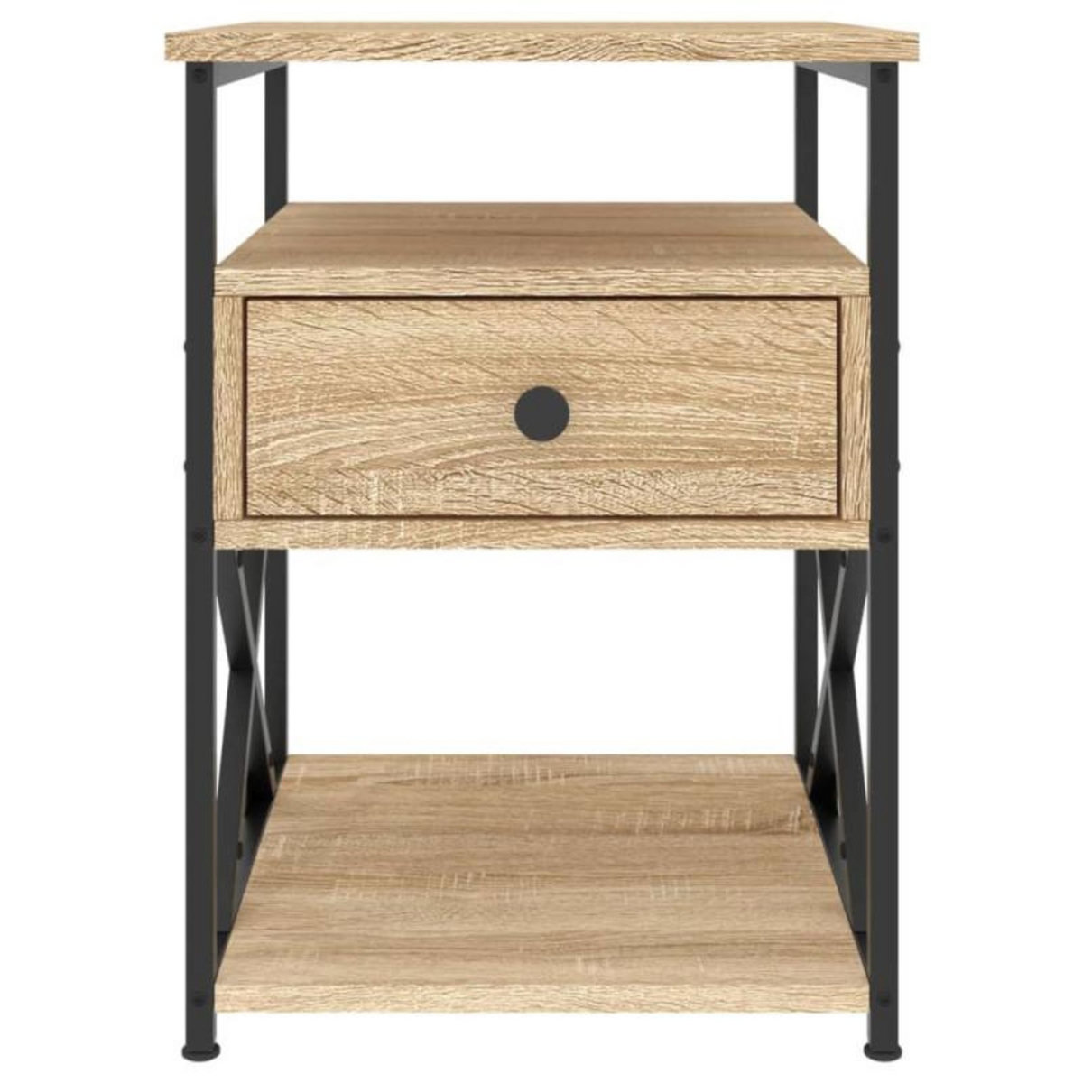 VIDAXL Table de chevet chêne sonoma 40x42x55 cm bois d ingénierie