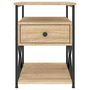 Voir la diapositive 5 : VIDAXL Table de chevet chêne sonoma 40x42x55 cm bois d ingénierie