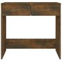Voir la diapositive 4 : VIDAXL Bureau Chene fume 80x40x75 cm Bois d'ingenierie