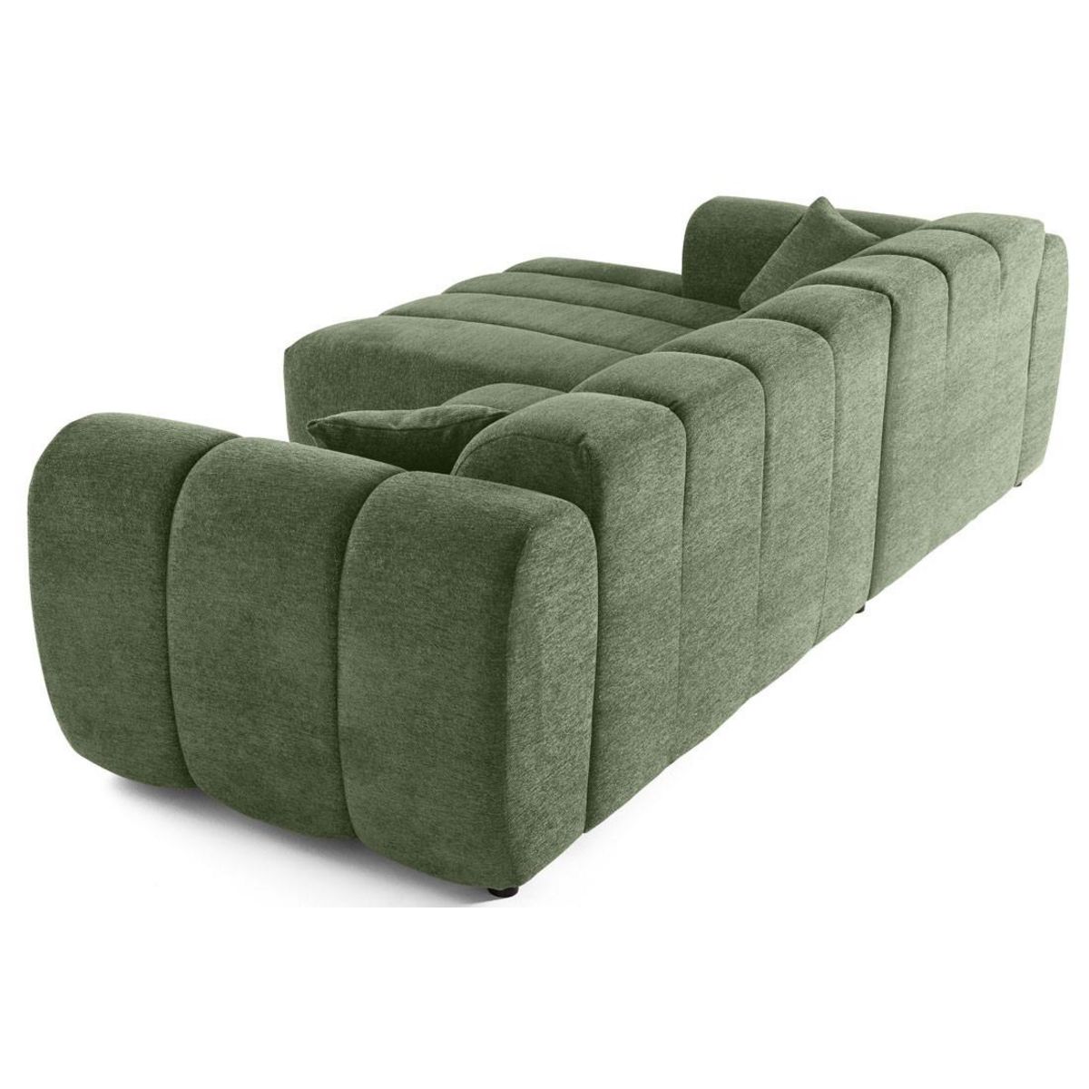 LISA DESIGN Curtis - canapé d'angle gauche 4 places en tissu texturé