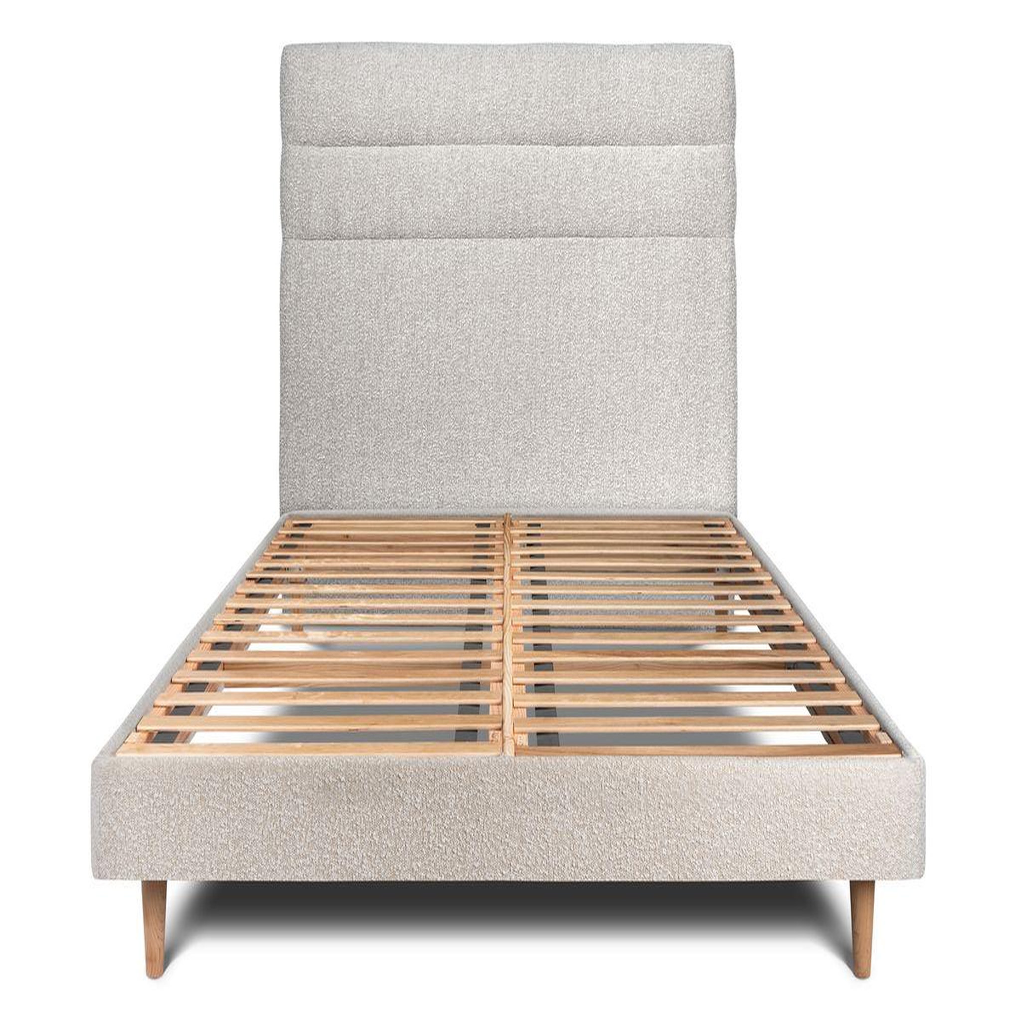 Voir la diapositive 1 : Sommeil de Plomb Lit avec tête de lit lignes bouclette et sommier kit- Hauteur totale : 29cm