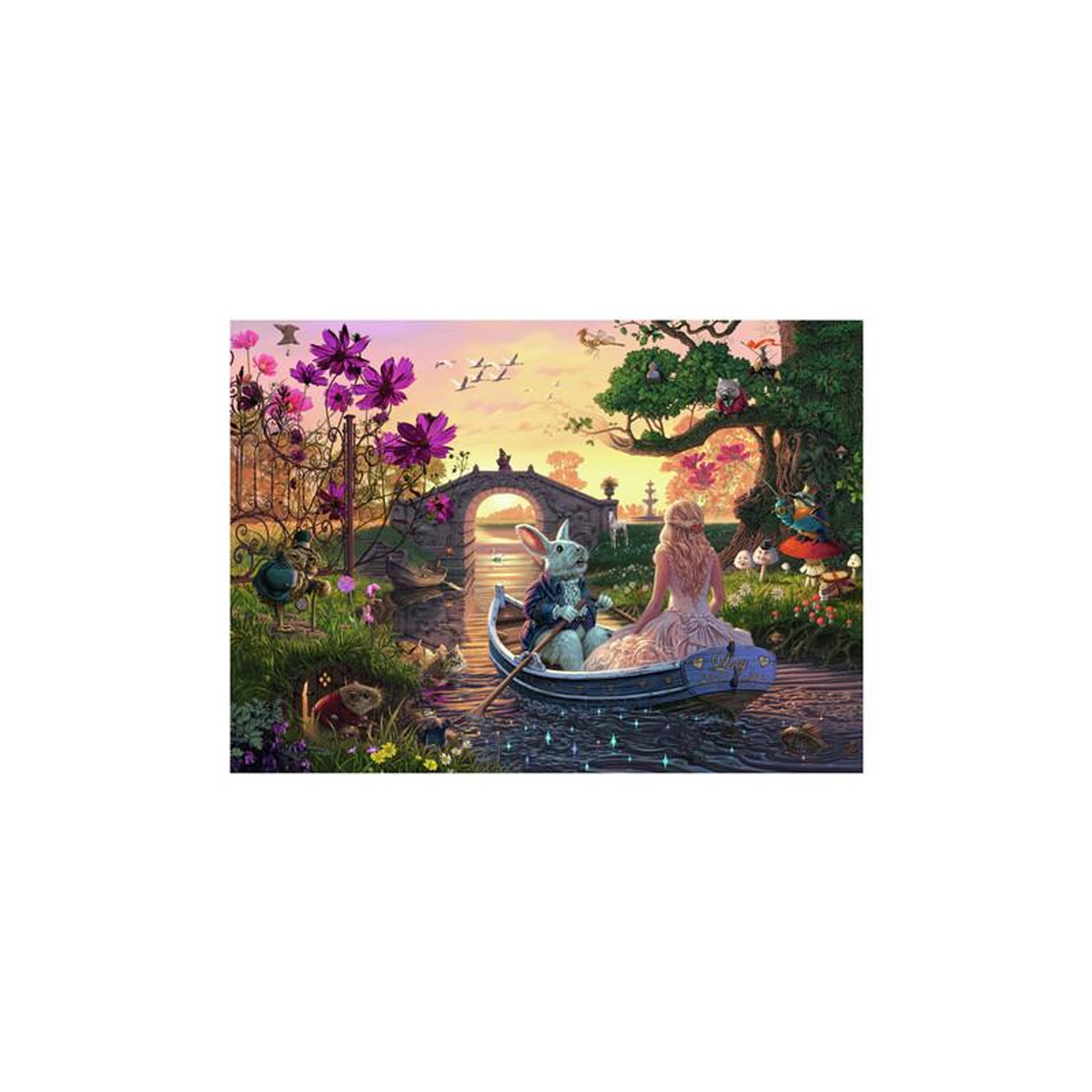 Voir la diapositive 2 : RAVENSBURGER Ravensburger - Jigsaw puzzle Wonderland, 1000 pcs. 120001706