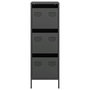 Voir la diapositive 5 : VIDAXL Buffet haut noir 39x35x103,5 cm acier