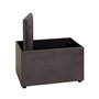 Voir la diapositive 4 : Paris Prix Coffret de Rangement Velours  Idaya  65cm Anthracite