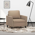 VIDAXL Fauteuil Cappuccino 60 cm Similicuir