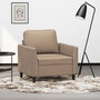 Voir la diapositive 1 : VIDAXL Fauteuil Cappuccino 60 cm Similicuir