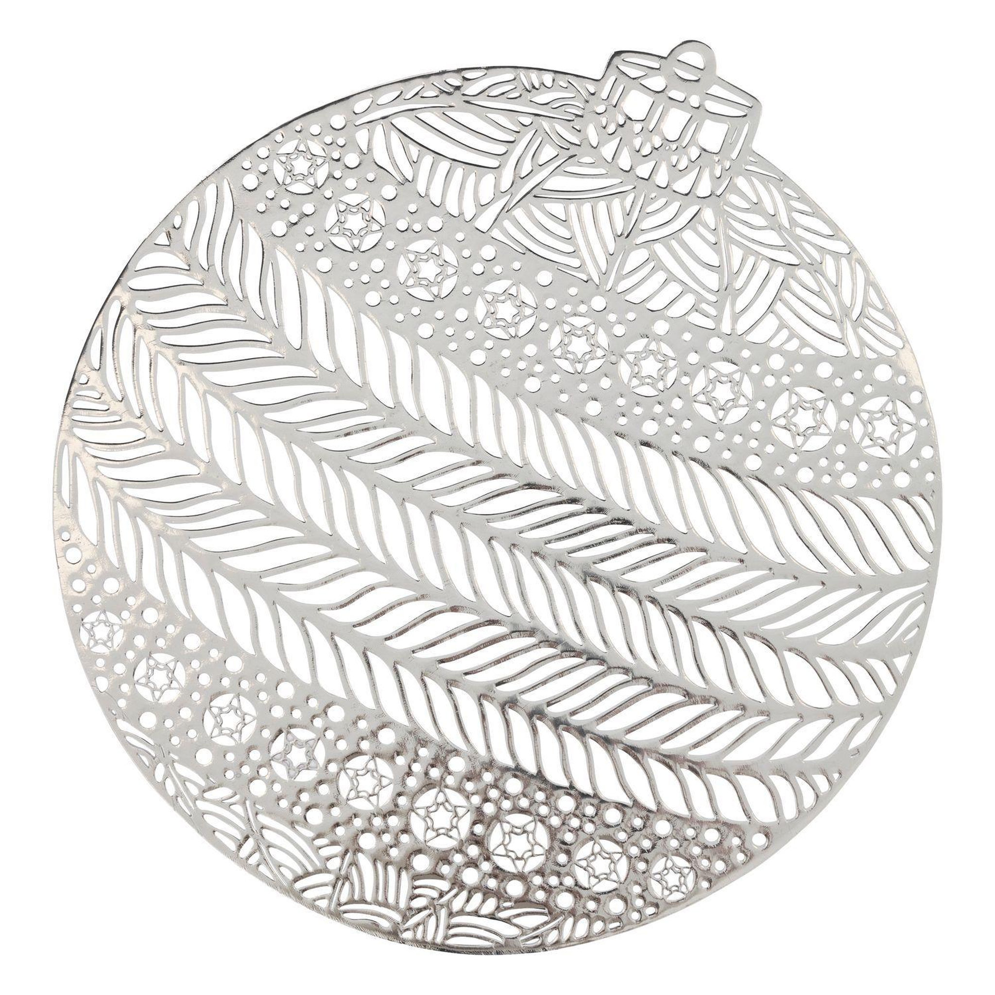 Voir la diapositive 2 : FEERIC LIGHT & CHRISTMAS Lot de 6 sets de table boule de Noël