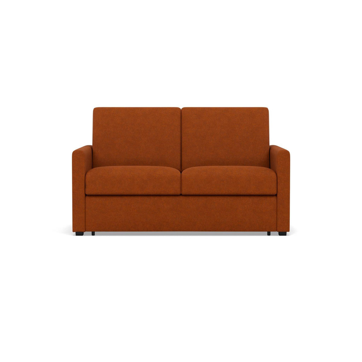 BEST MOBILIER Julia - canapé 3 places convertible express couchage quotidien 140 cm matelas 14 cm en tissu