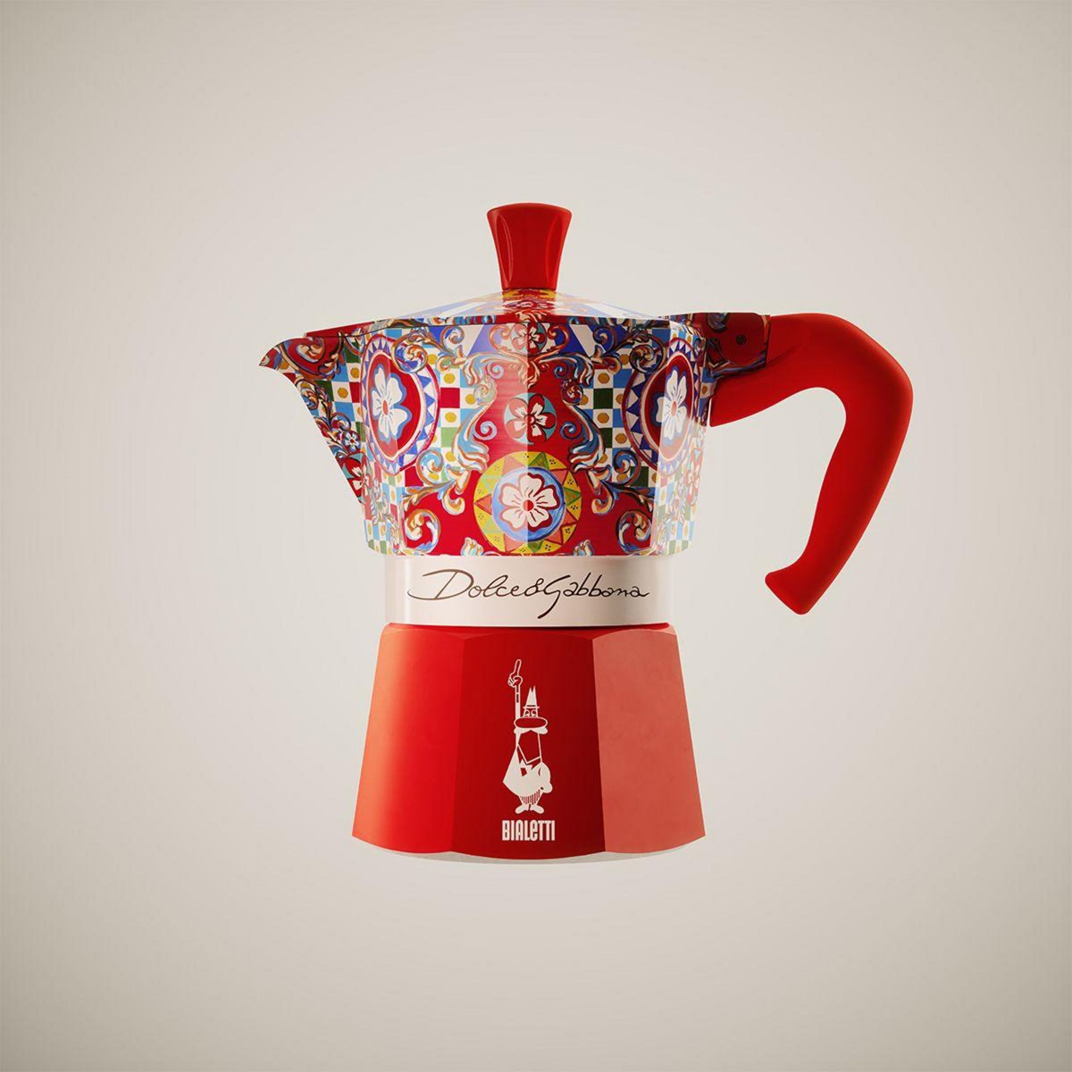 BIALETTI Cafetière italienne Moka Express 3 Cups Dolce Gabbana