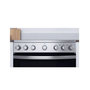 Voir la diapositive 4 : Indesit Cuisinière vitrocéramique 69l 4 feux noir/inox - IS67V5PCX/E