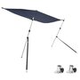 Voir la diapositive 2 : VIDAXL Kit d'extension d'ombrage T-Top bleu 170x170x(113-182,5) cm