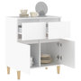 Voir la diapositive 5 : VIDAXL Buffet Blanc 60x35x70 cm Bois d'ingenierie
