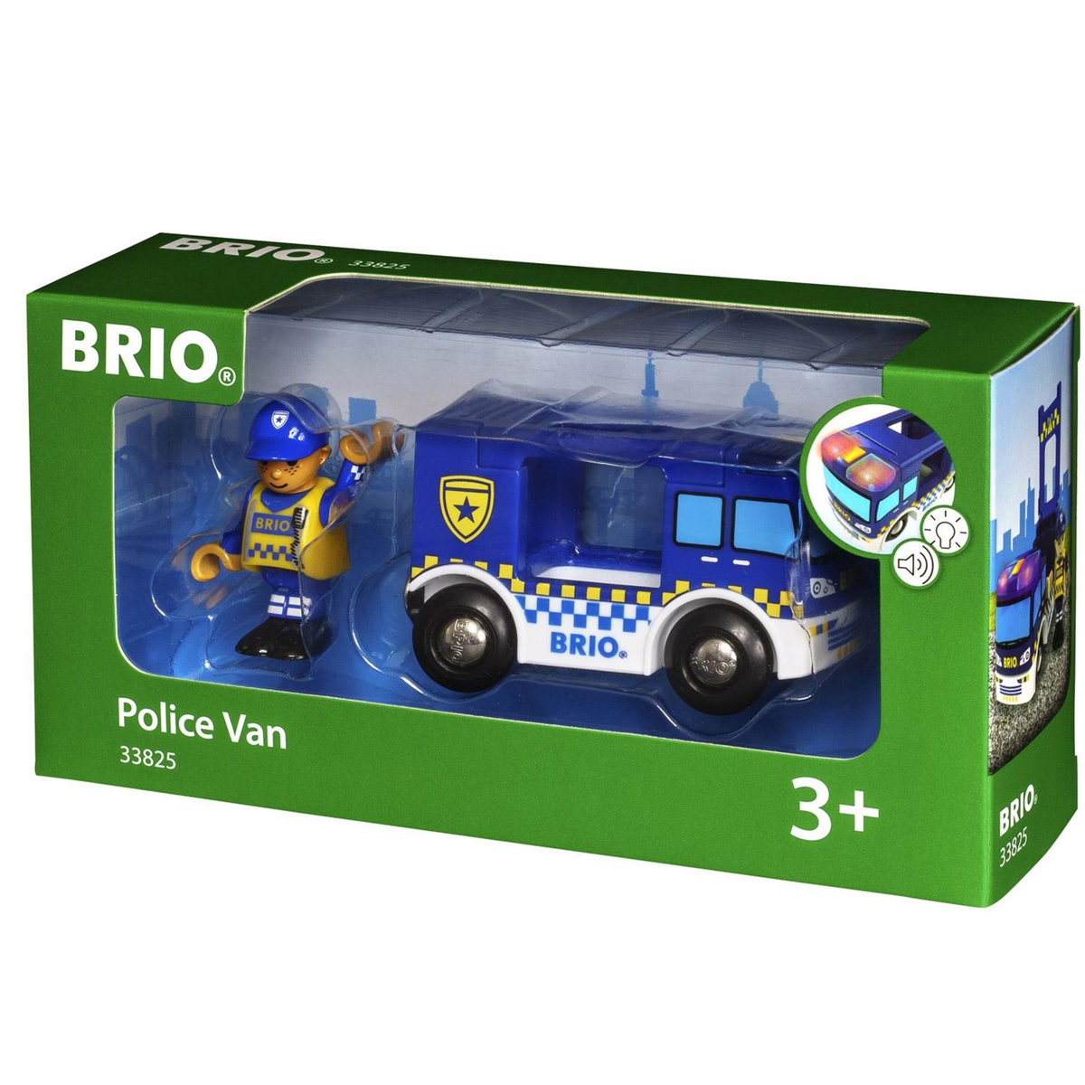Brio 33825 Camion de Police Son et Lumiere