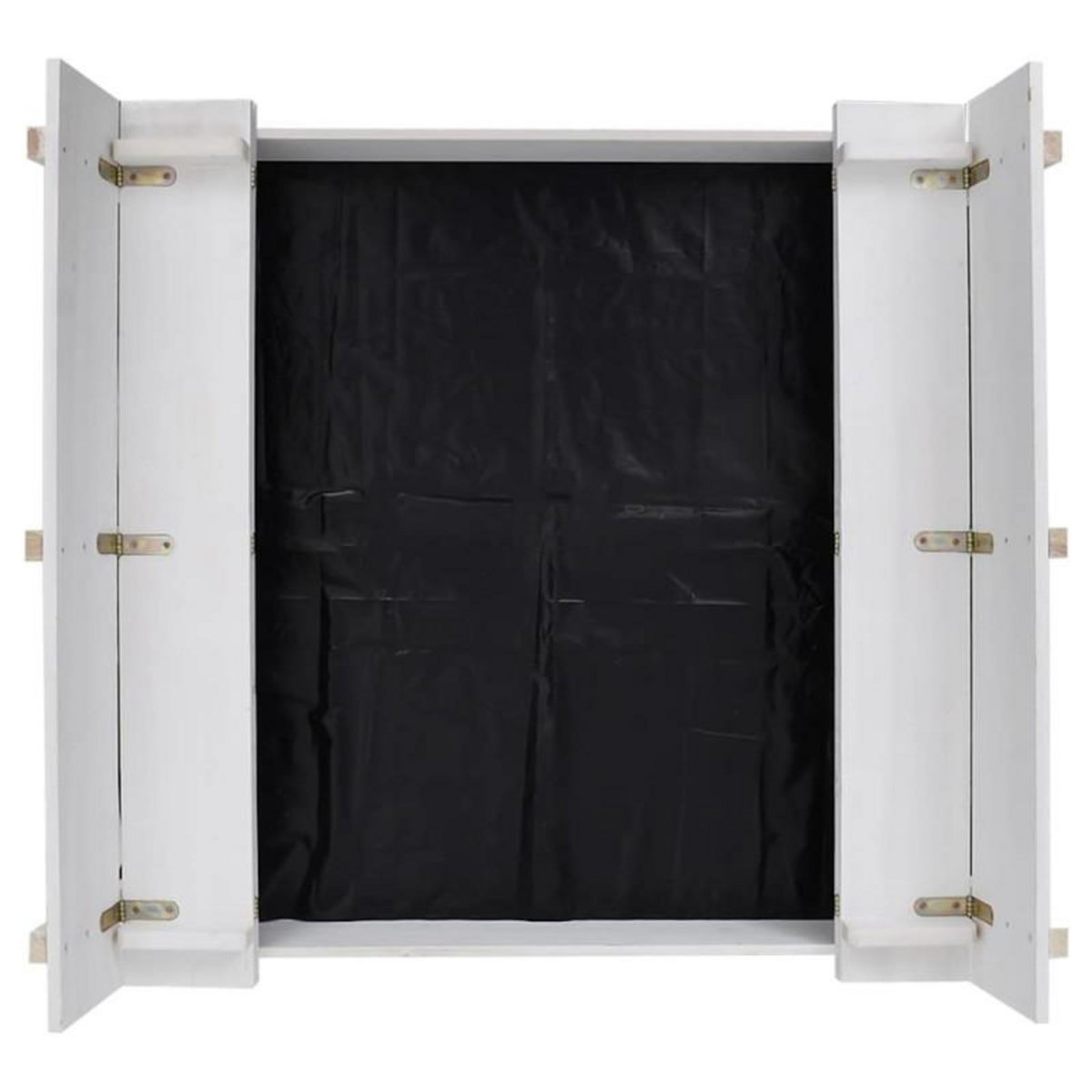 VIDAXL Bac à sable Bois de sapin Blanc 95x90x15 cm