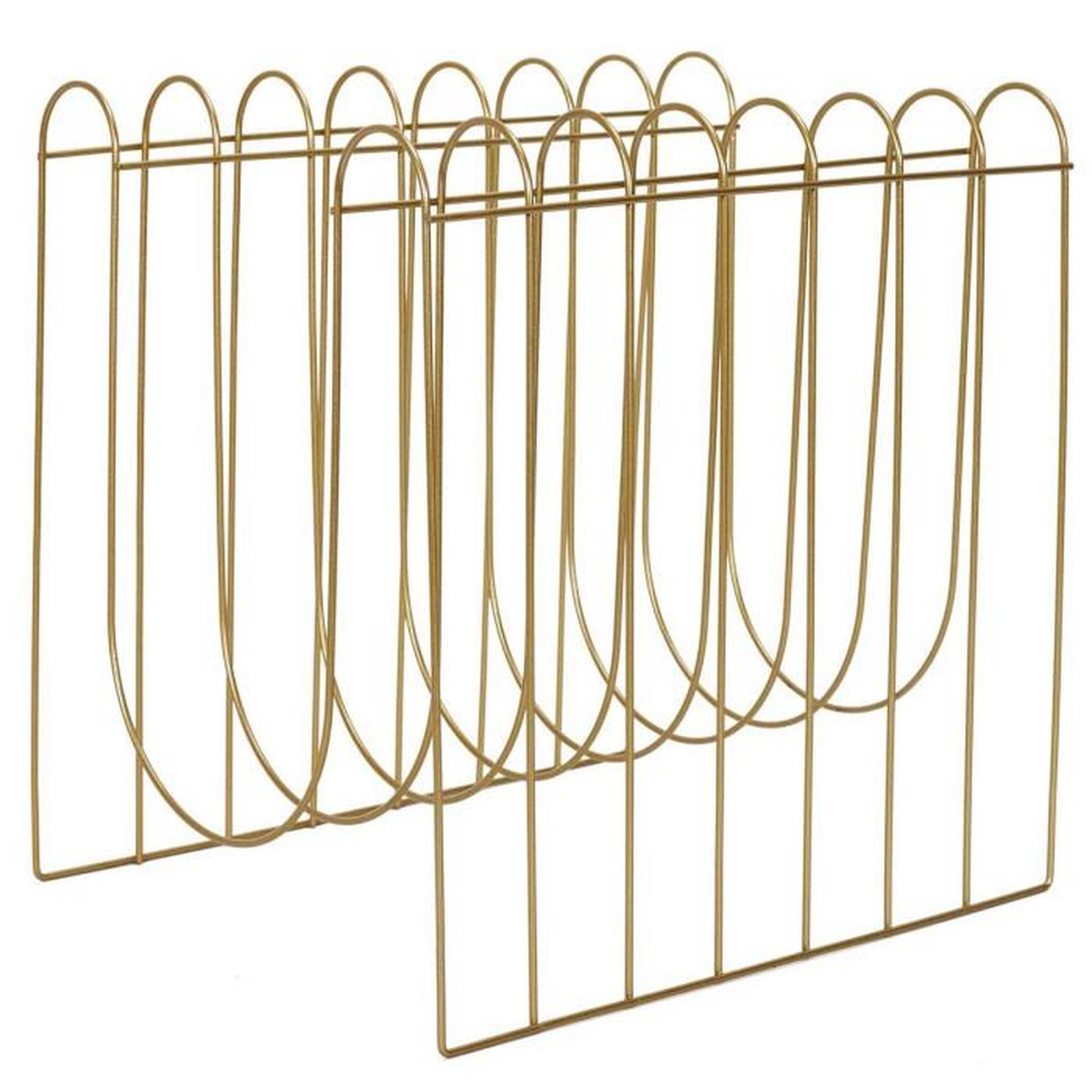 Voir la diapositive 1 : Paris Prix Range Magazines Design  Filaire  33cm Or