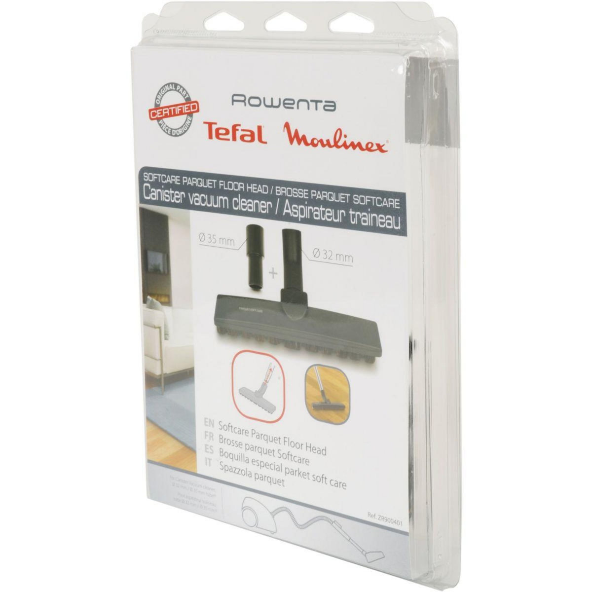 ROWENTA Brosse parquet ZR900401