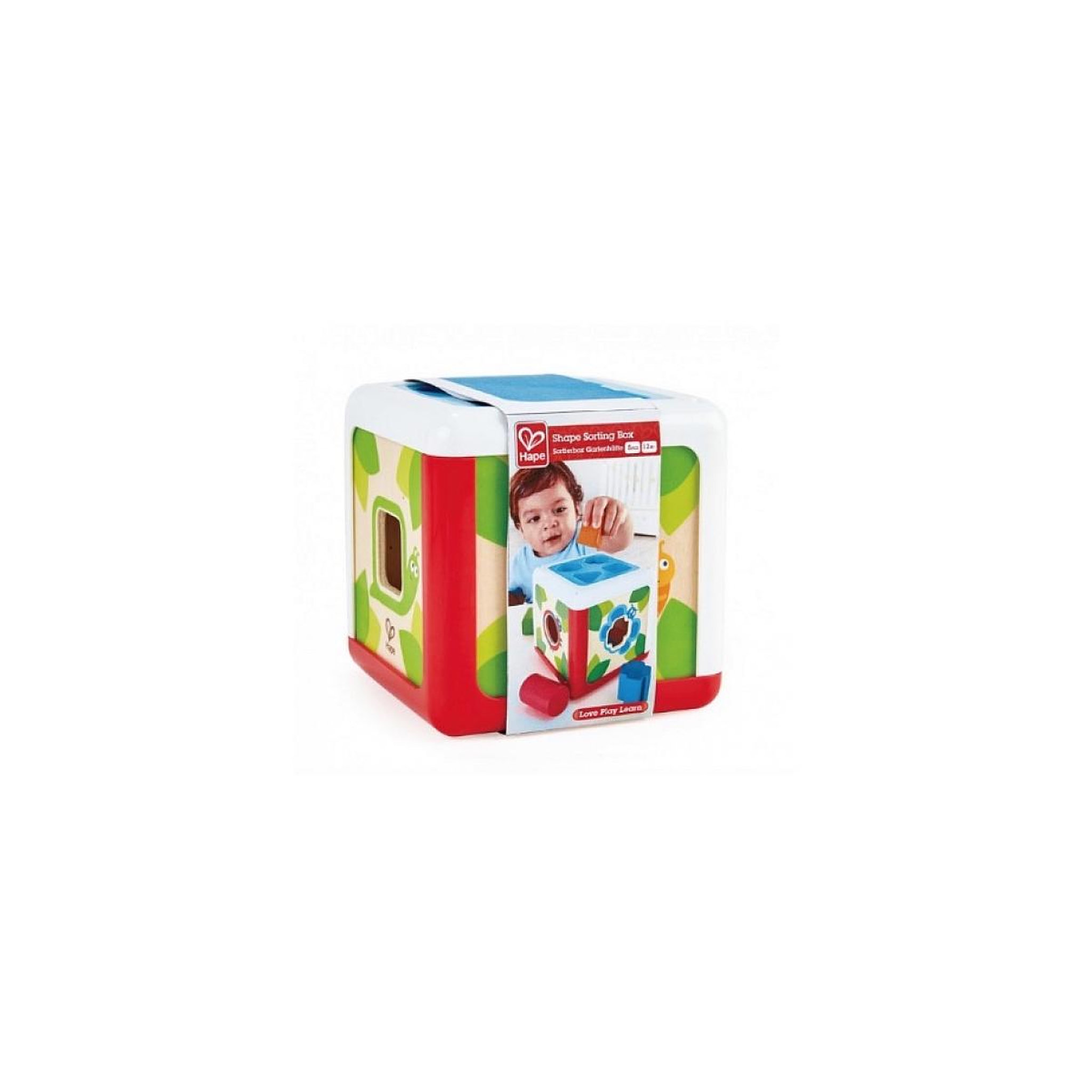 Hape Cube trieur de forme coloré