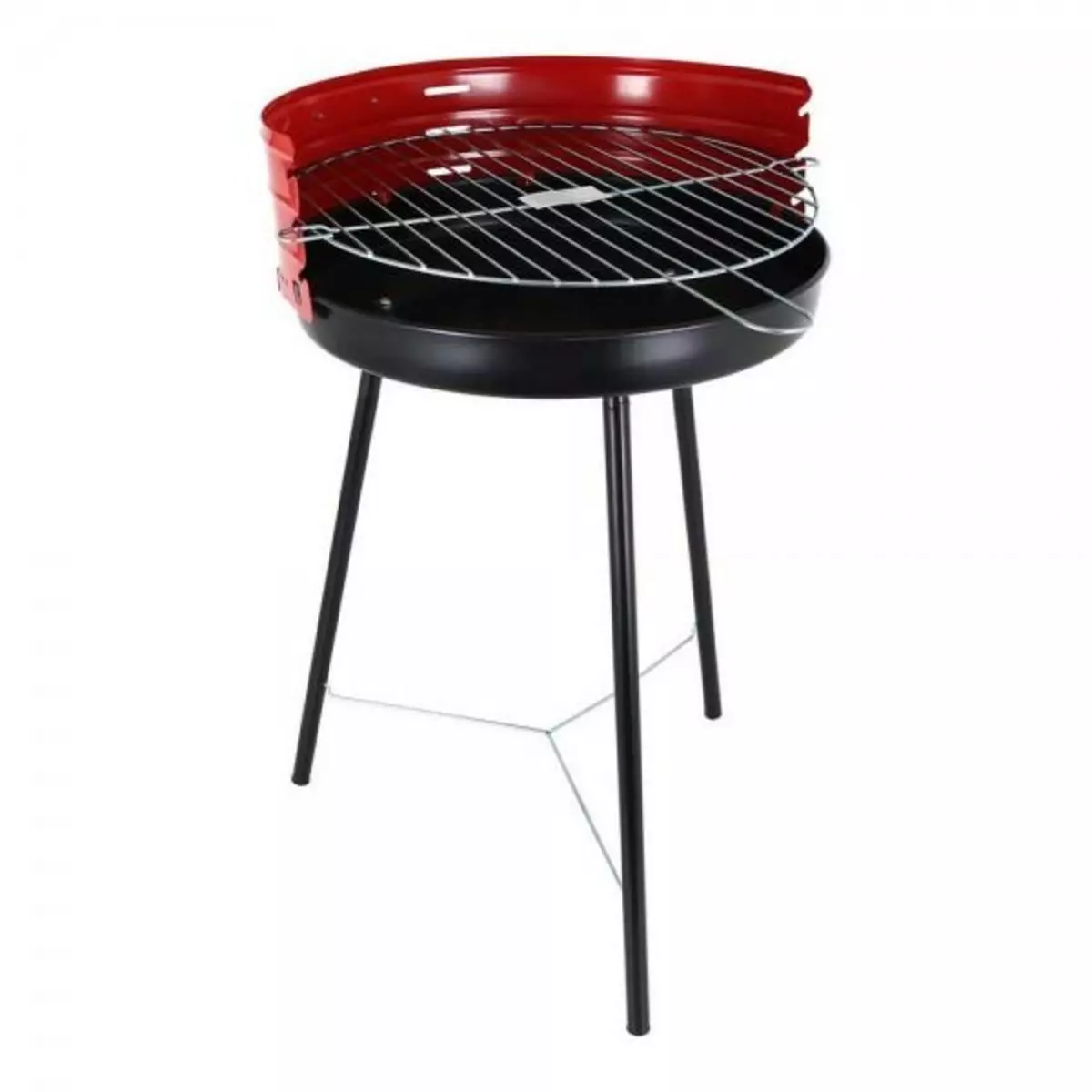 ALGON Barbecue Algon Noir Rouge 42 x 71 cm