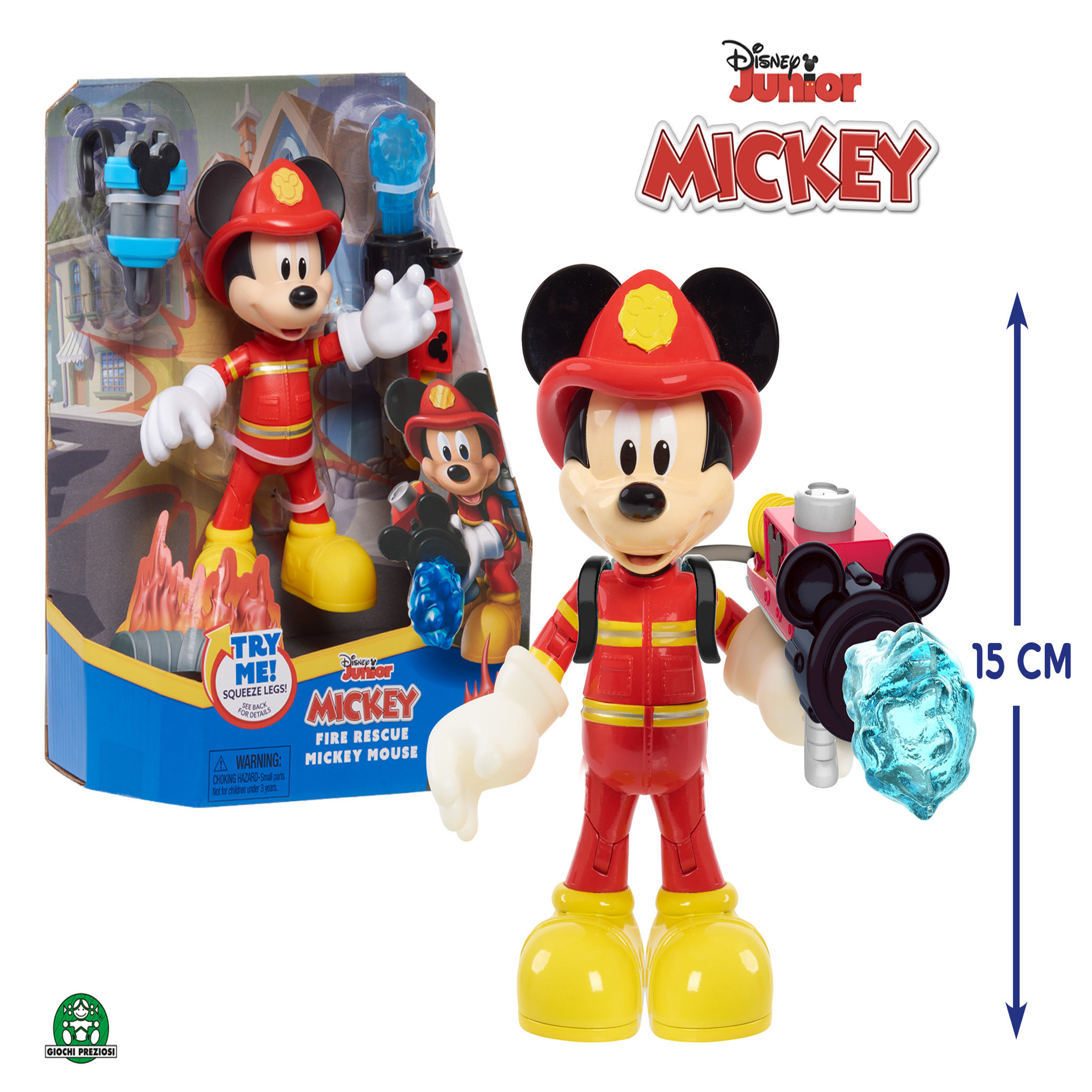 Voir la diapositive 2 : GP TOYS Figurine Mickey pompier 15 cm