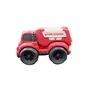 Lexibook Mini police+camion pompier en fibres de blé, recyclable et biodégradable
