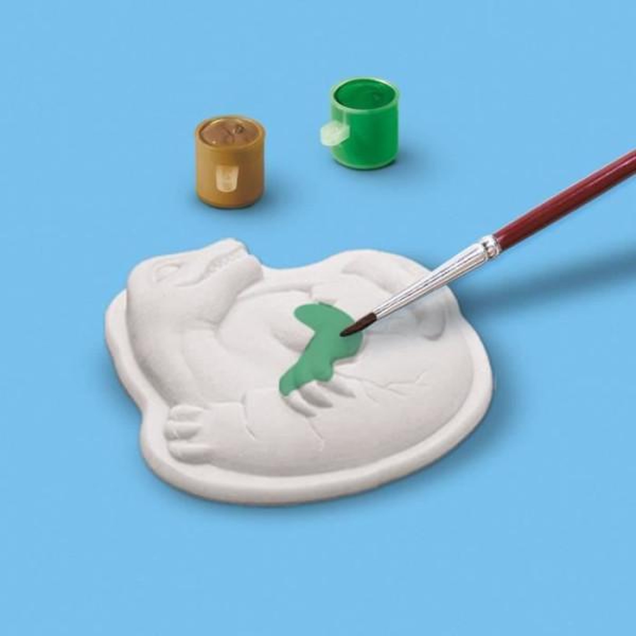 Voir la diapositive 2 : SES Creative Dinosaures 2 en 1 - Moulage et peinture et scratch - Loisirs créatifs - SES CREATIVE - Mouler, peindre et scratcher des dinosau