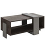 Voir la diapositive 1 : Habitat et Jardin Table basse en bois  Meleni  - 90 x 49 x 40 cm - Gris