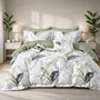 Voir la diapositive 1 : Home collection Parure housse de couette 3 pcs 240x220 cm en percale de coton 80 fils Sylmée