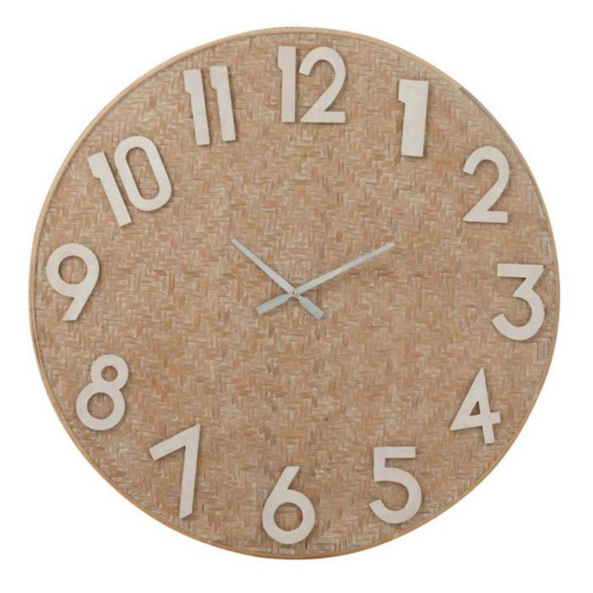 Paris Prix Horloge Murale Design  Rotin  90cm Naturel
