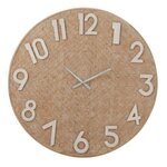 Paris Prix Horloge Murale Design  Rotin  90cm Naturel