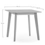 Voir la diapositive 6 : VS VENTA-STOCK Ensemble table 80x80 cm et 4 chaises de salle à manger Mura Chêne