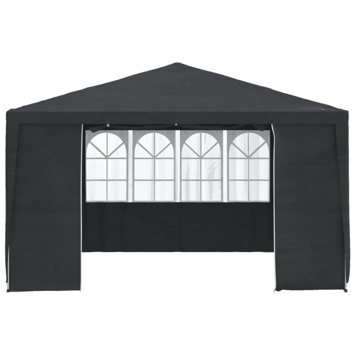 VIDAXL Tente de reception et parois laterales 4x4 m Anthracite 90 g/m^2