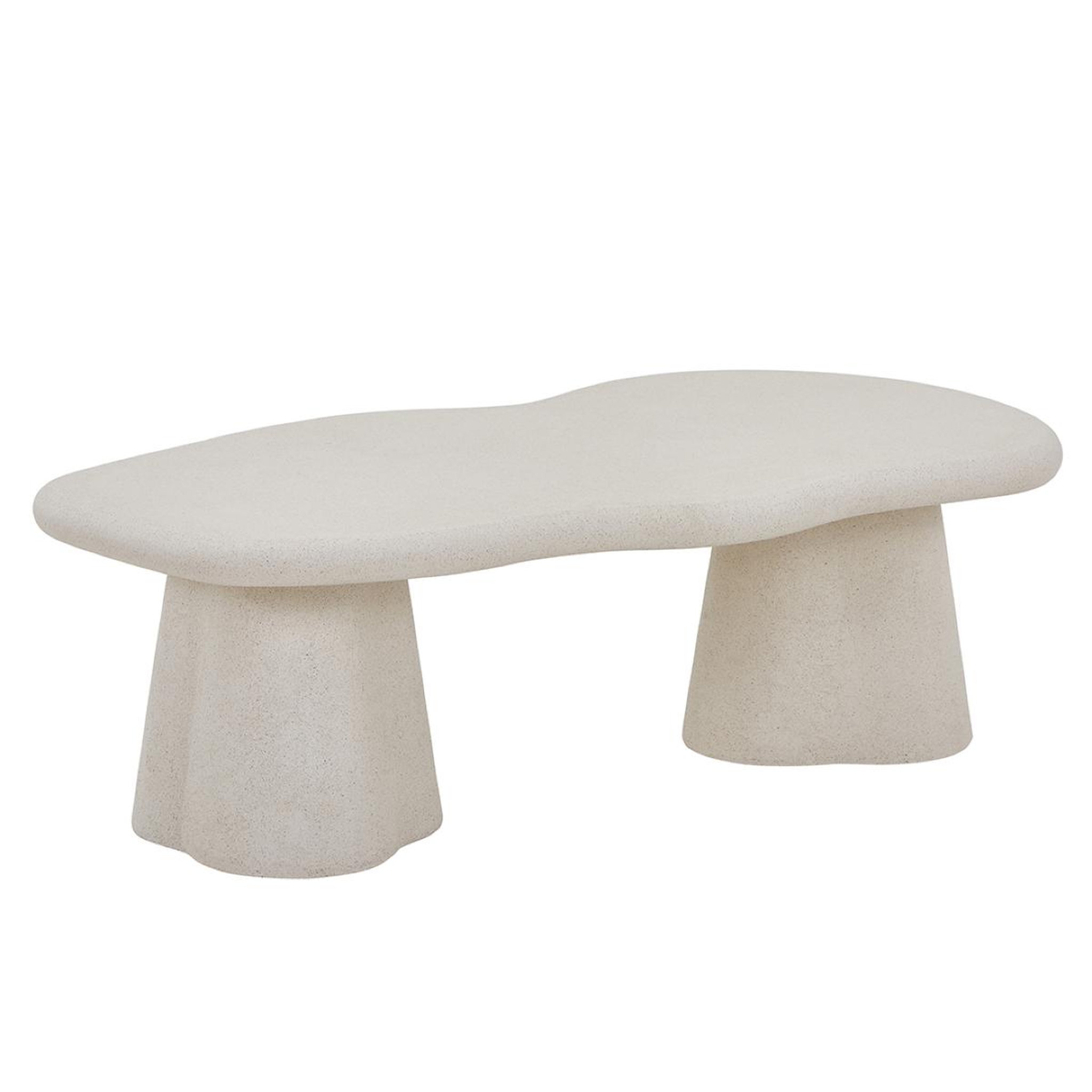 Voir la diapositive 5 : JLC KREATION Table basse organique en fibre de ciment 130cm orka