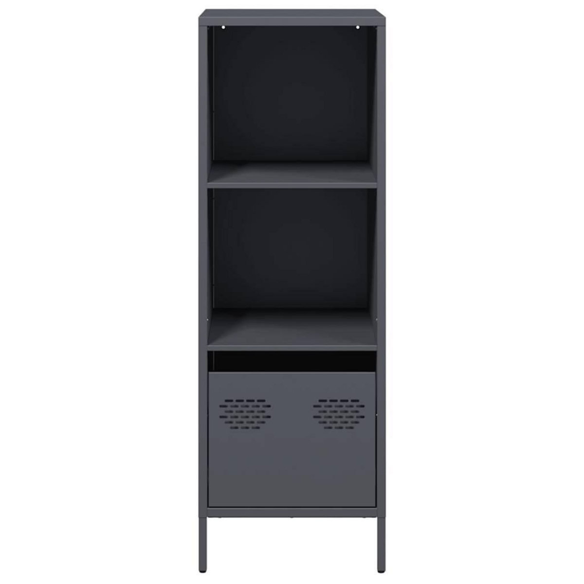 VIDAXL Buffet haut anthracite 35x39x103,5 cm acier