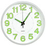 Voir la diapositive 1 : VIDAXL Horloge murale lumineuse Blanc 30 cm