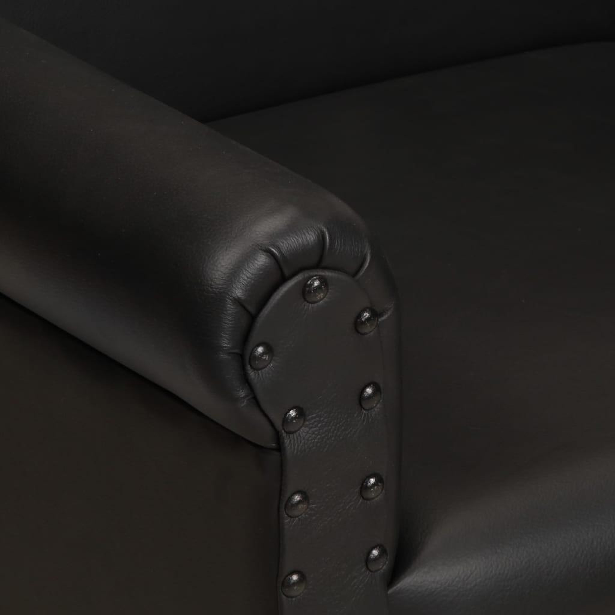 Voir la diapositive 5 : VIDAXL Chaise cabriolet noir cuir veritable