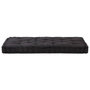 Voir la diapositive 2 : VIDAXL Coussin de plancher de palette Coton 120x80x10 cm Noir