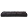 Voir la diapositive 2 : VIDAXL Coussin de plancher de palette Coton 120x80x10 cm Noir