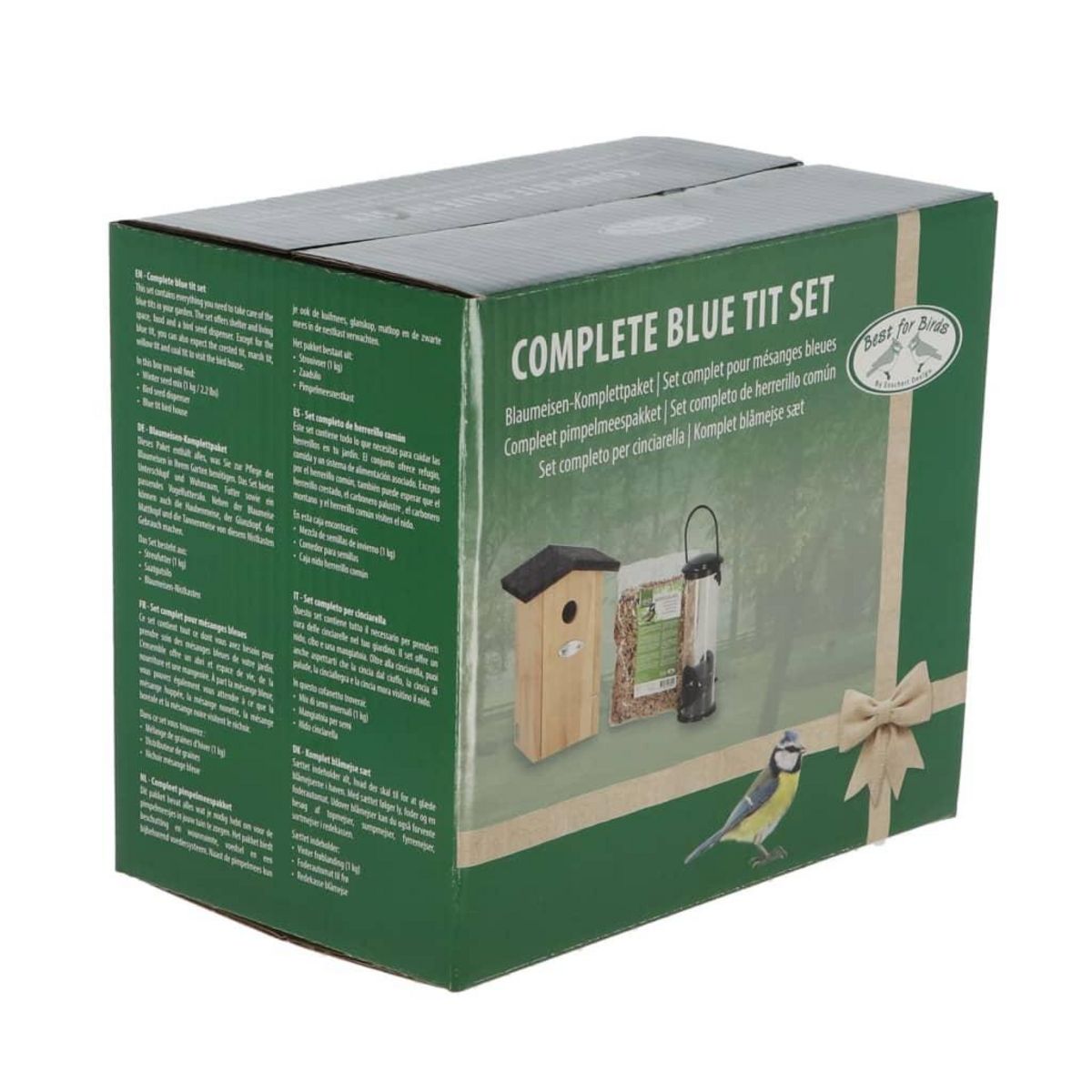 ESSCHERT DESIGN Esschert Design Ensemble complet de mangeoire a mesanges bleues