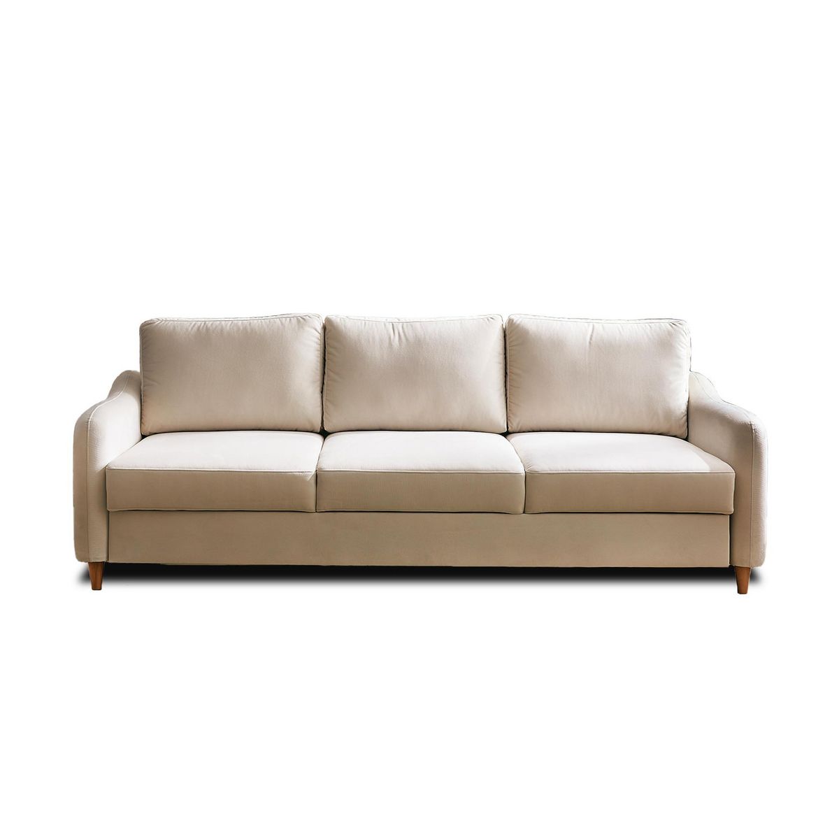 LISA DESIGN Will - canapé 3 places - convertible - en tissu