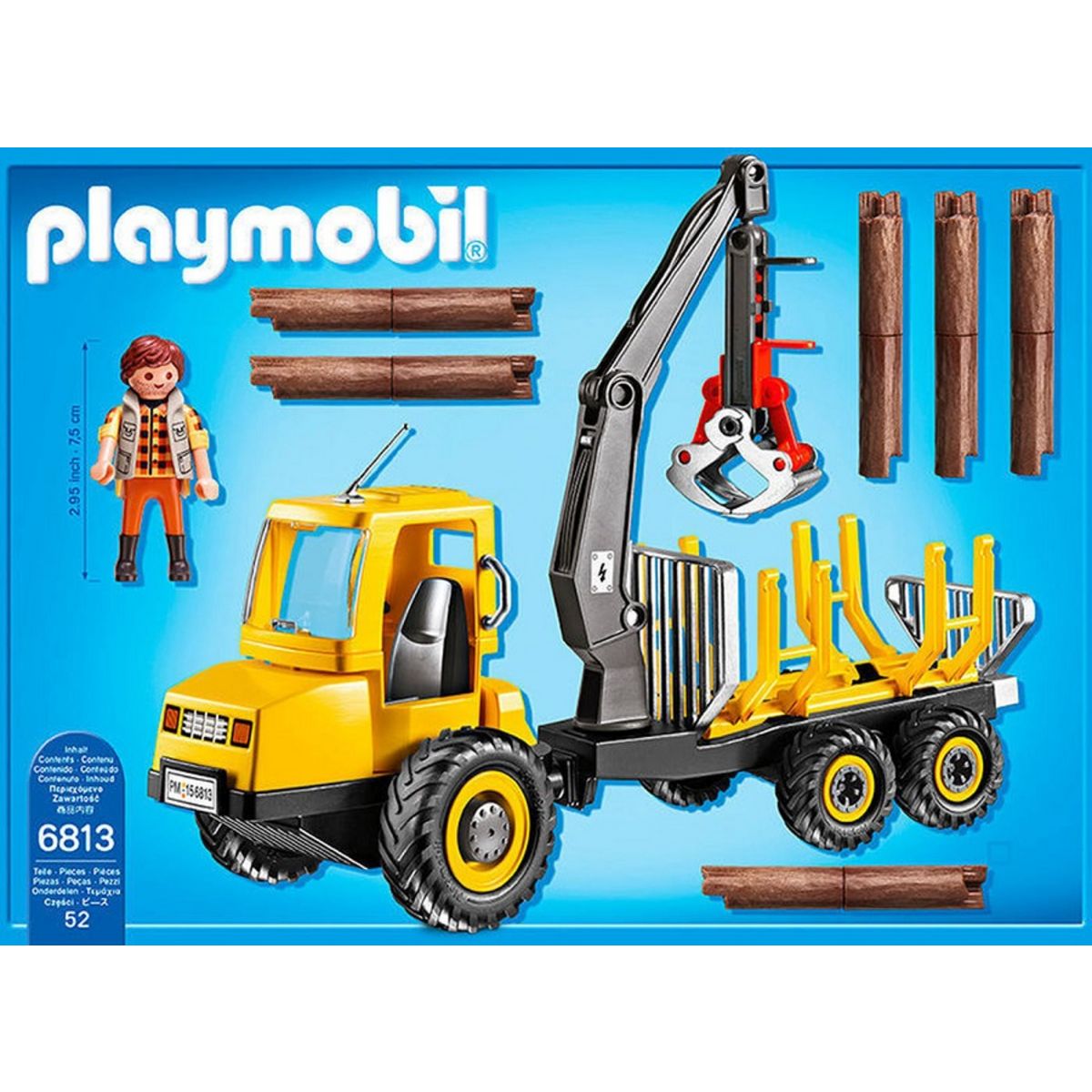 PLAYMOBIL 6813 - Porteur avec bûcheron