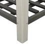 Voir la diapositive 5 : VIDAXL Lit sureleve de jardin avec etagere 75x50x90 cm WPC Gris