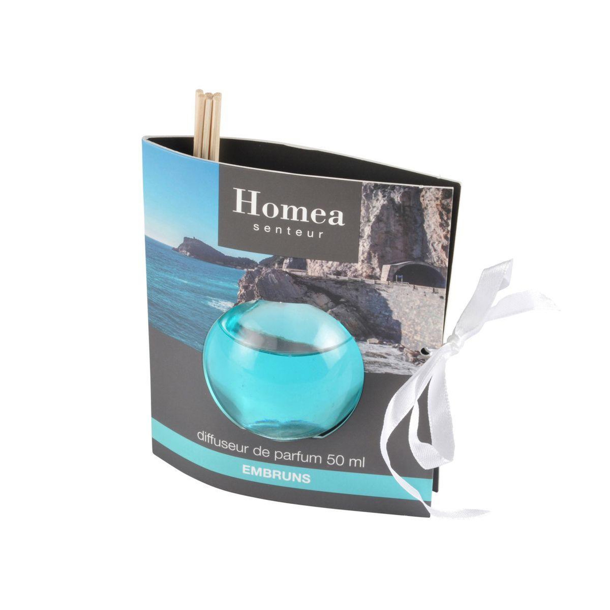 Voir la diapositive 2 : HOMEA Diffuseur de parfum  boule  50ml embruns