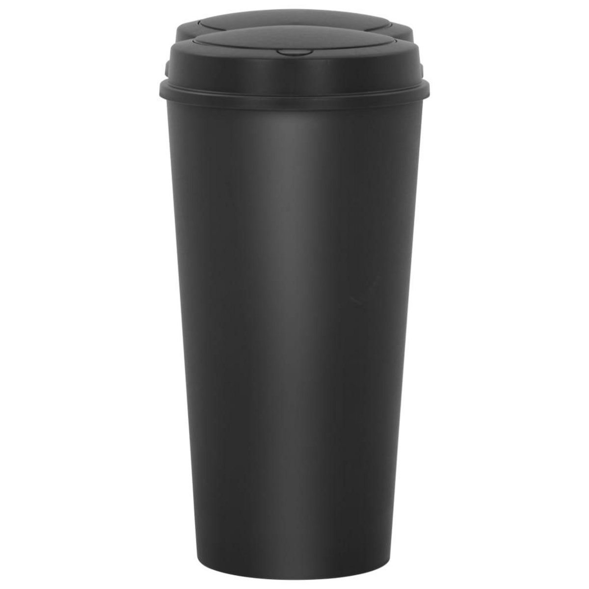VIDAXL Poubelle double a ordures Noir 50 L