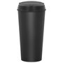 Voir la diapositive 4 : VIDAXL Poubelle double a ordures Noir 50 L