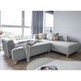 Voir la diapositive 3 : BEST MOBILIER Olli - canapé d'angle droit - convertible - avec coffre - 5 places - en tissu
