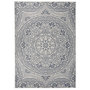 Voir la diapositive 1 : VIDAXL Tapis a tissage plat d'exterieur 120x170 cm Motif bleu