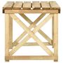 Voir la diapositive 3 : VIDAXL Table de jardin 110x79x75 cm Bois de pin impregne