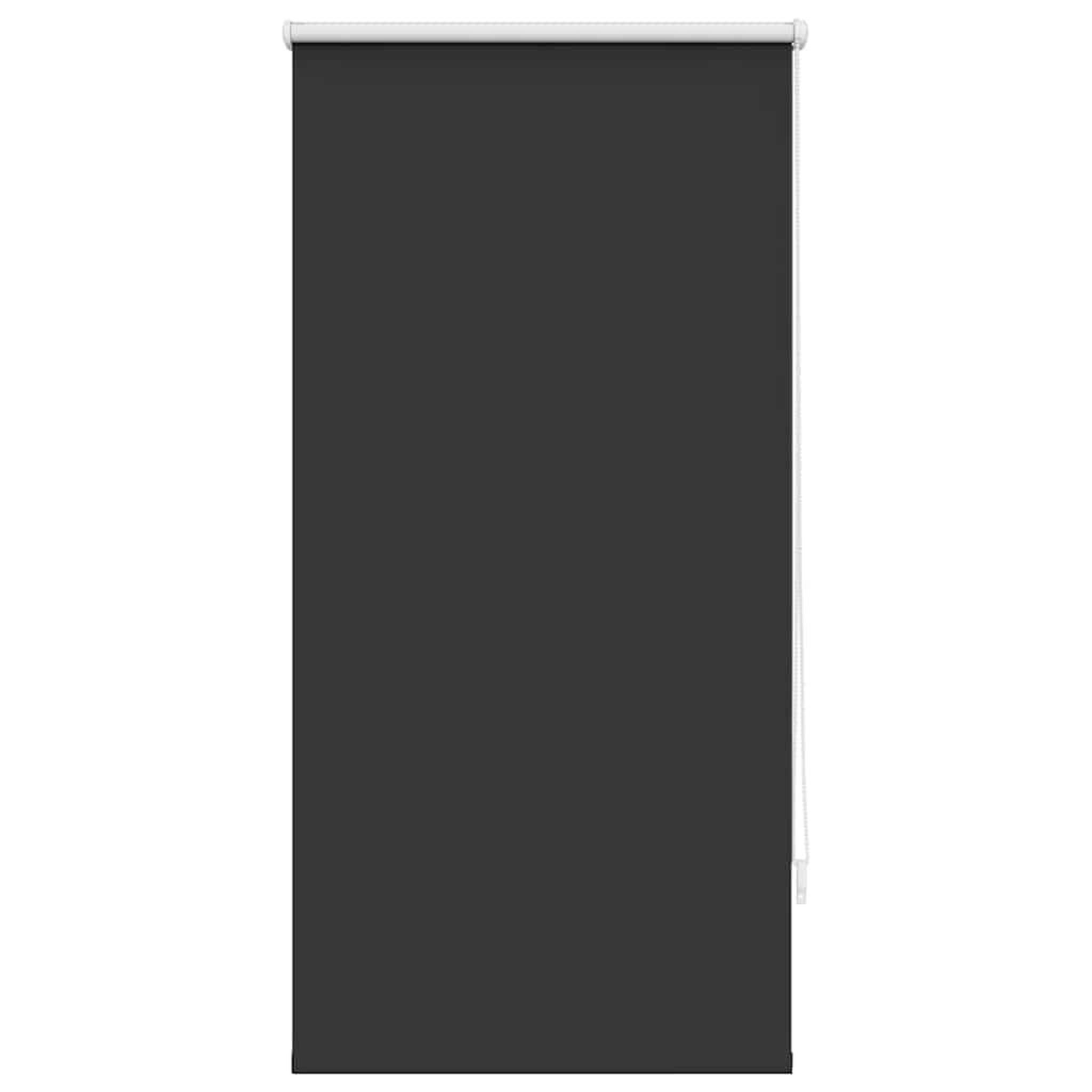 VIDAXL Store enrouleur occultant 64,4 x 120 cm, largeur du tissu 60 cm, noir