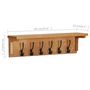 Voir la diapositive 6 : VIDAXL Porte-manteau 60x16x16 cm Bois de chene massif