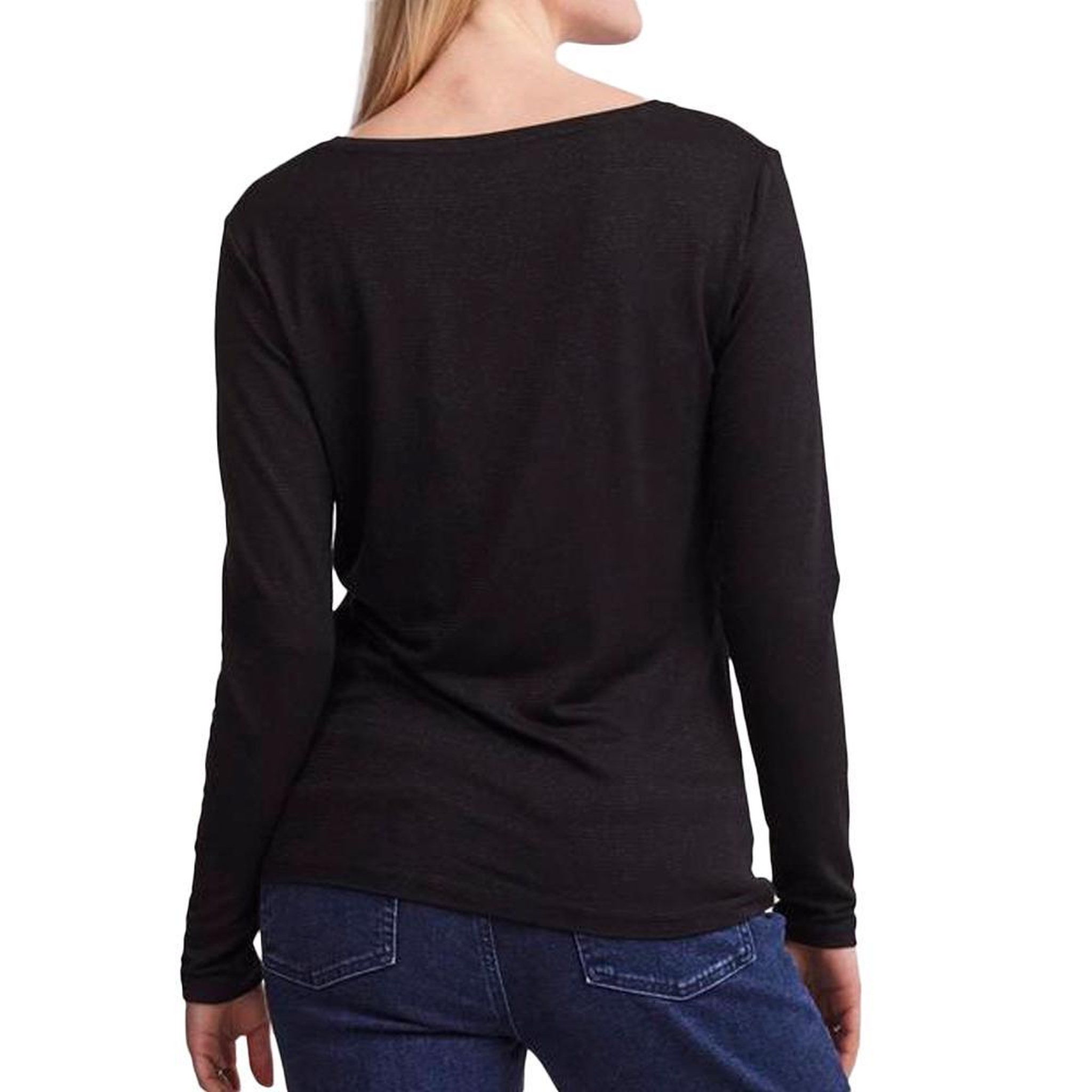 Voir la diapositive 2 : Pieces T Shirt Manches Longues  Femme Pieces Billo